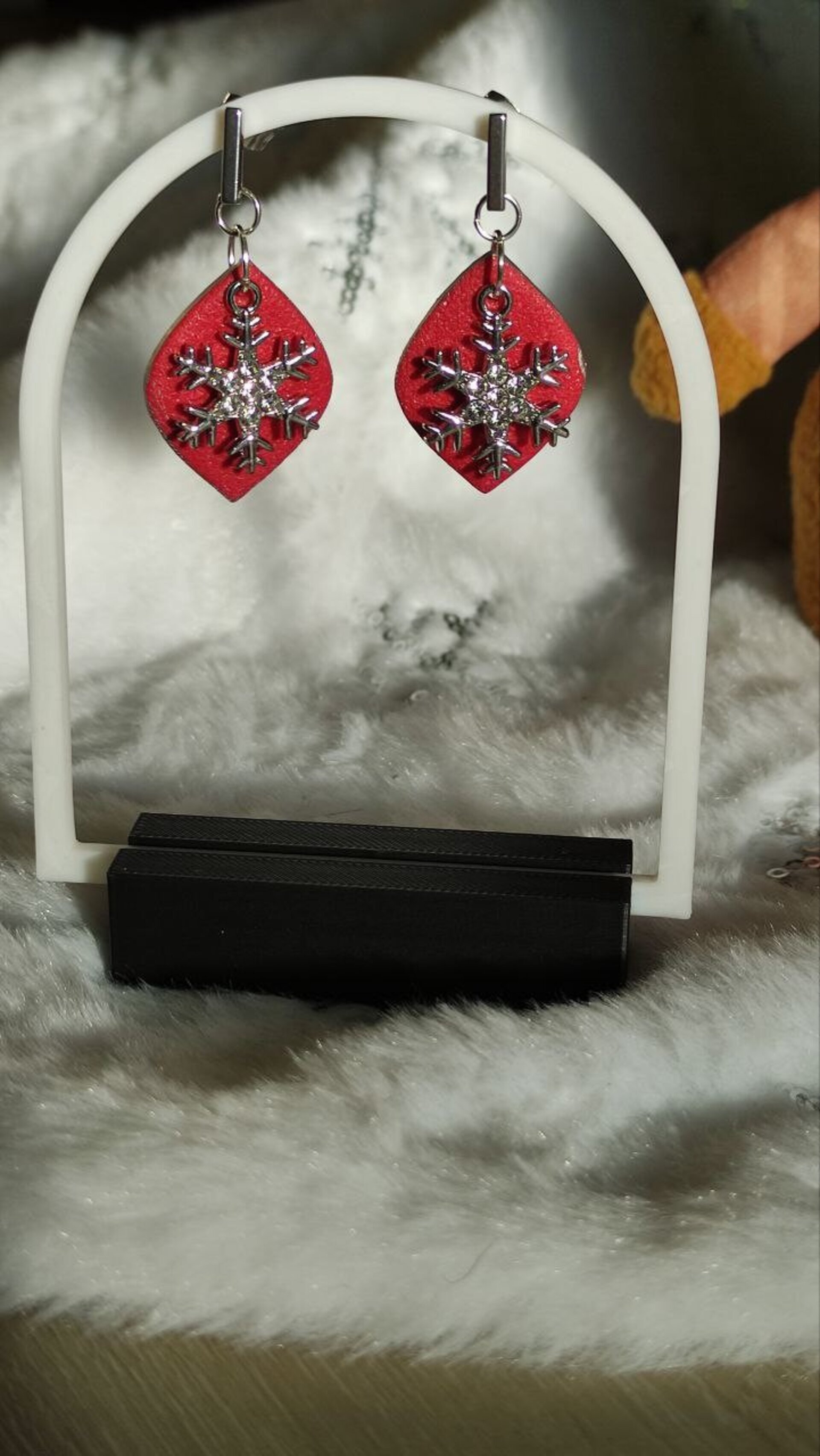 Pendientes Snowflake - 8