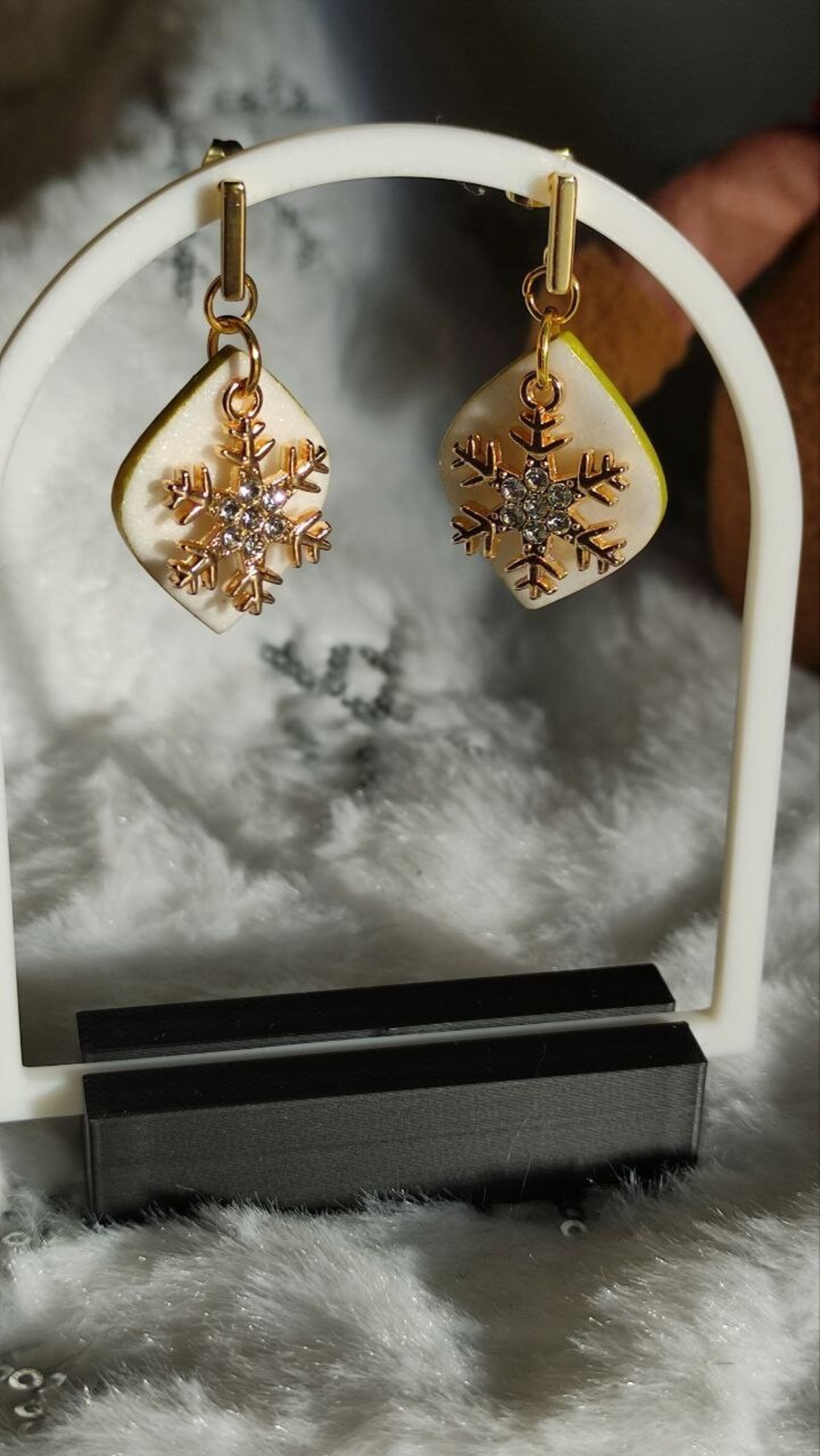 Pendientes Snowflake - 9