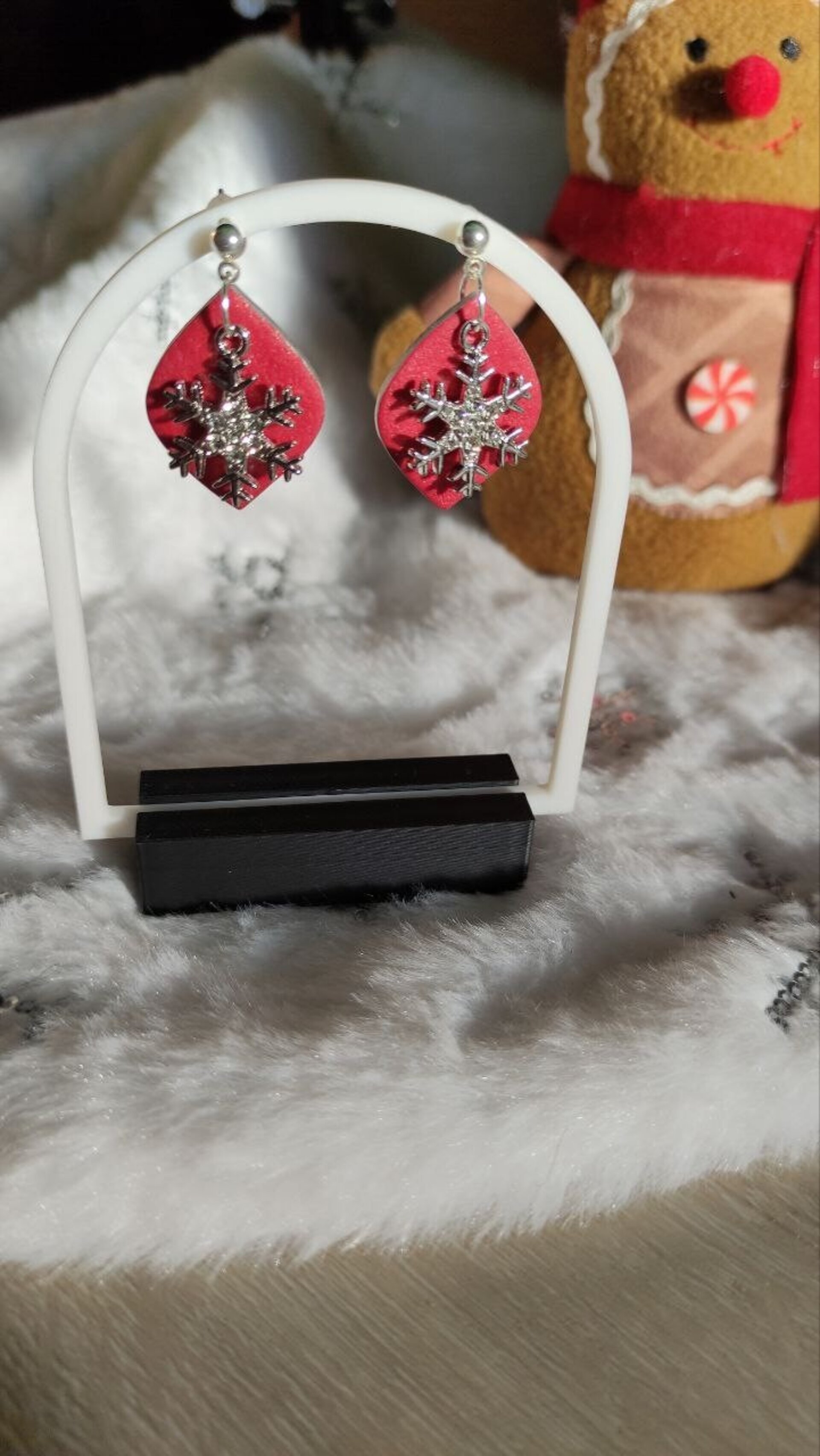 Pendientes Snowflake - 7