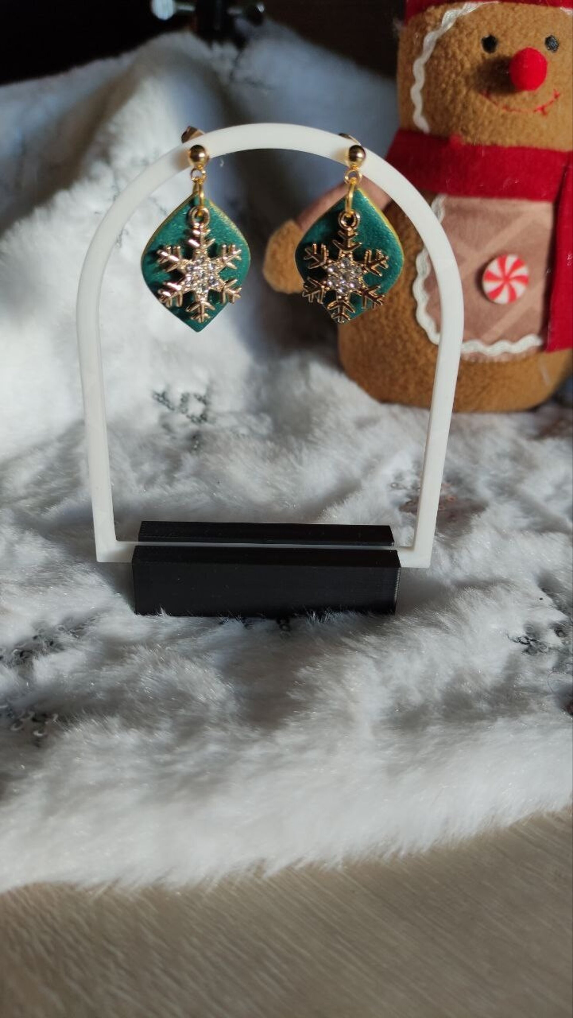 Pendientes Snowflake - 6