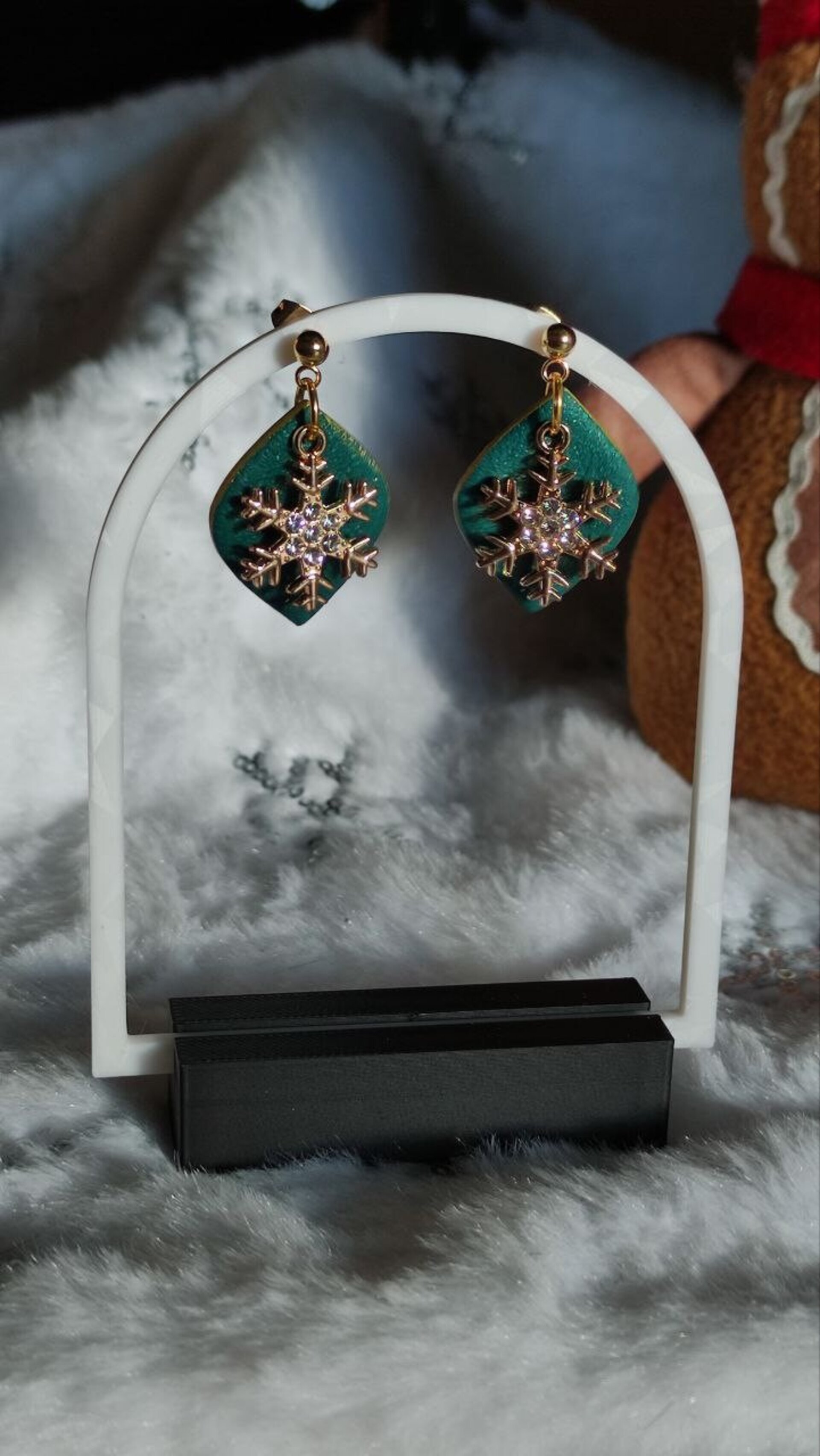 Pendientes Snowflake - 4